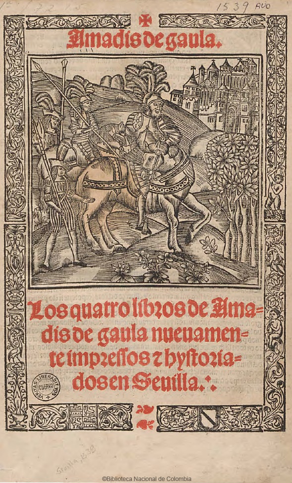 Amadís de Gaula edición sevillana de 1539